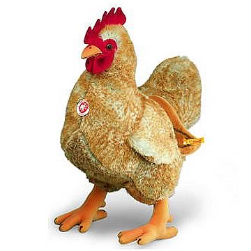Steiff Studio Hen Chicken Life-Size Plush Replica